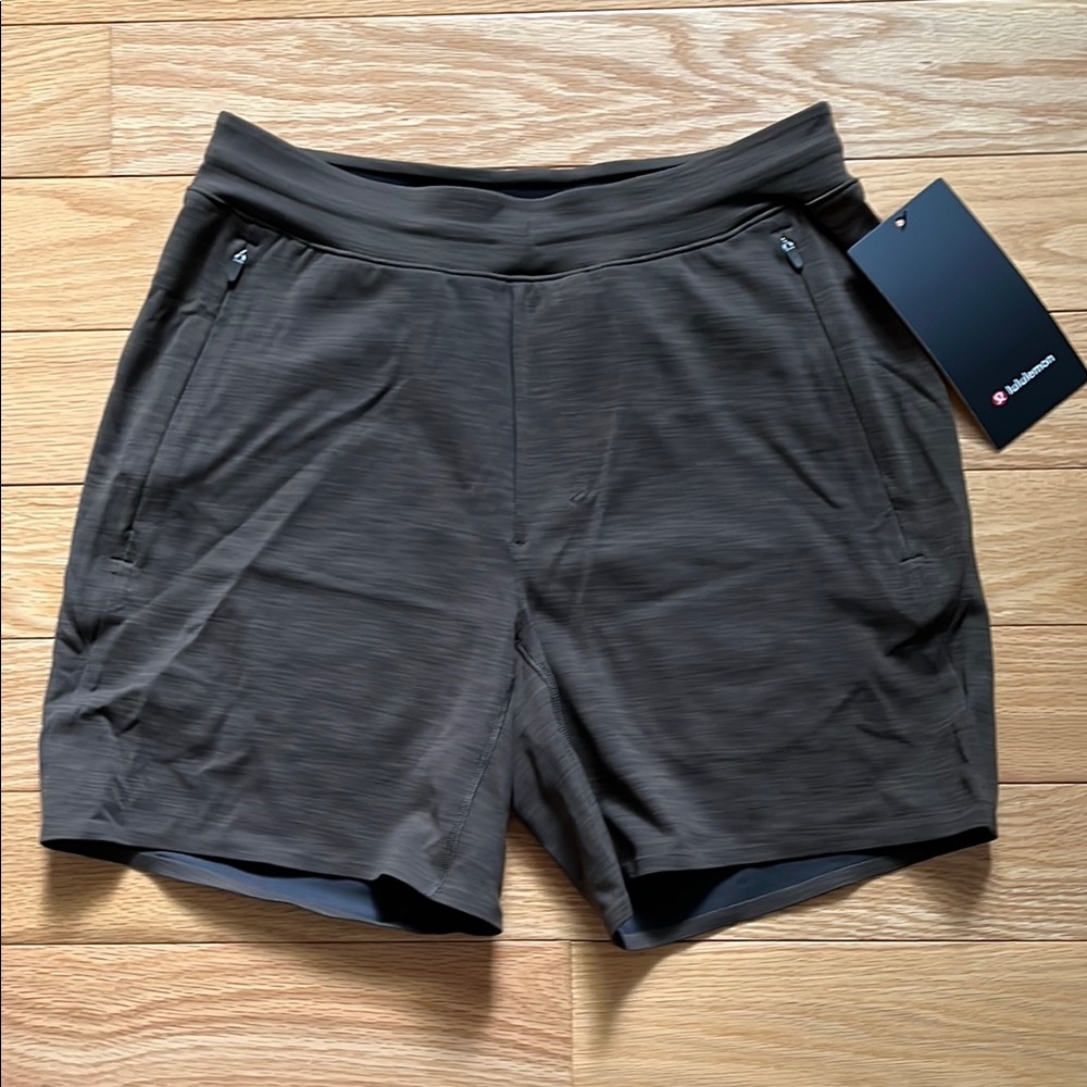Lululemon Balancer Short 6” *Heathered Dark Olive